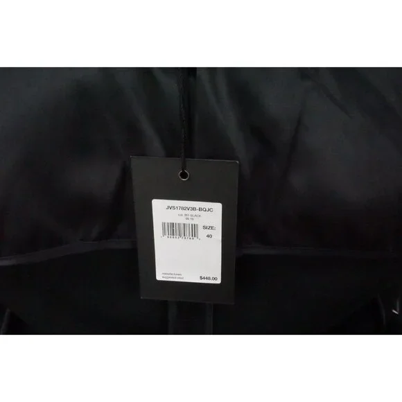 John Varvatos Black Thick Cotton Blend Sport Coat Jacket Sz 40 Brand New